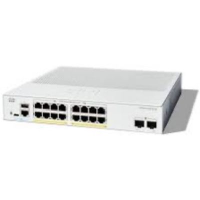 16-Port PoE Switch With 2G Uplink & VLAN Support Cisco C1200 Series Switch