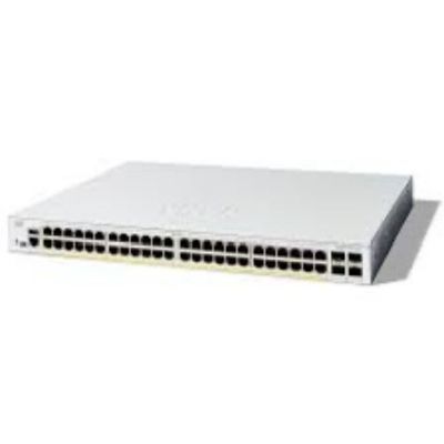 Cisco Switch C1200-48T-4X : Flexible Modules , High PoE+ Power , Enterprise Security & SDN Support