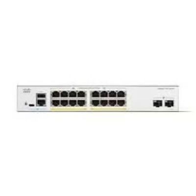 Cisco Switch C1300-16P-2G : 16-Port PoE+ Gigabit , 195W Power , SFP Uplinks