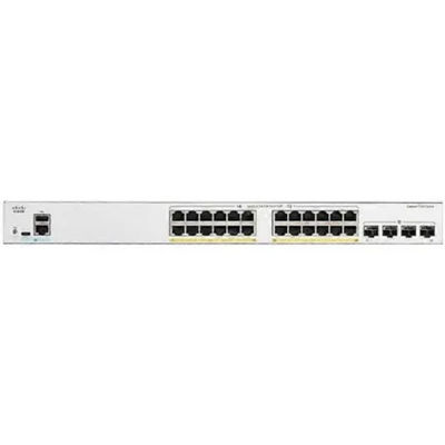 24-Port Gigabit PoE+ Cisco Switch With 370W Power & Cloud Management C1300-24FP-4G