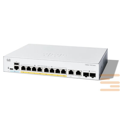 Cisco C1300-8P-E-2G : Compact Gigabit PoE Switch With SFP & Cloud Management Cisco Switch