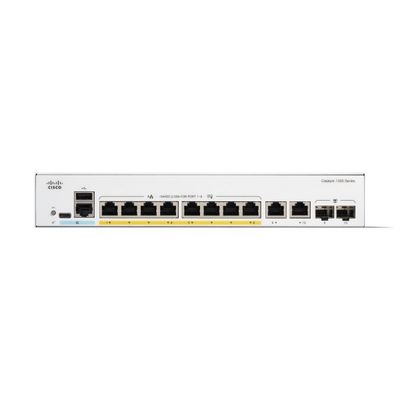 Cisco Switch C1300-8T-E-2G : 8-Port Gigabit , 2 SFP Uplinks , Easy Web Management For Small Business