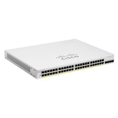 Cisco CBS220 48P Switch : Gigabit PoE+ , 4 SFP Ports , Easy Web Management