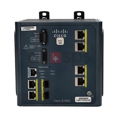 Industrial-Grade Cisco Switch With Gigabit Ethernet & Fiber Ports - Reliable For Harsh Environments