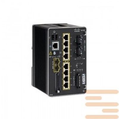 Industrial-Grade Cisco Switch With Gigabit Ports & Redundant Power - IE-3300-8T2S-E