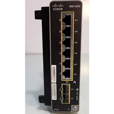 Cisco Module IEM-3300-6T2S : Industrial-Grade Durability , 6T2S Ports & Gigabit Speed For Harsh Environments