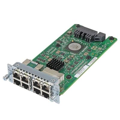 8-Port Gigabit Switch Module For Cisco ISR 4000  VLAN , QoS & High Performance Cisco Module