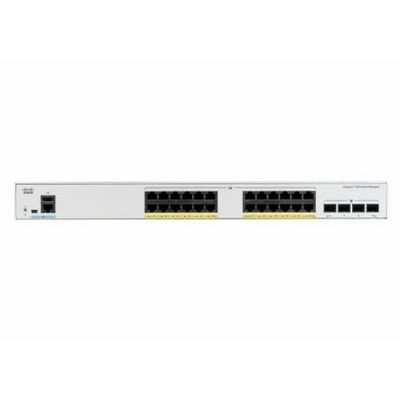 24-Port PoE+ Cisco Switch With 4G SFP Uplinks & Enterprise Security C1000 Series