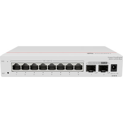 Huawei S5751-L8T2X-RUA Switch : 8-Port Gigabit + 2x10G SFP+ , SDN & Energy-Efficient For Enterprise Networks