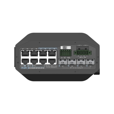 Industrial Rugged Ruijie Switch With 8x PoE++ Ports 4x 10G SFP+ High Reliability