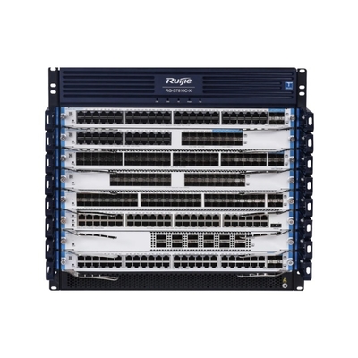 High Performance Ruijie Switch RG-S7810C-X 10G/100G Ports AI-Powered O&M Secure SDN Support