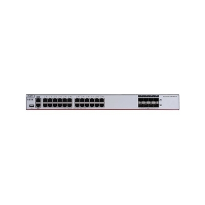 High-Performance 24-Port Ruijie Switch With 10G Uplink Layer 3 Routing RG-S5750C-24GT8XS-X