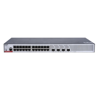 24-Port Gigabit Ruijie Switch With 10G SFP+ & PoE+ Support Layer 2 Managed Web/CLI Control