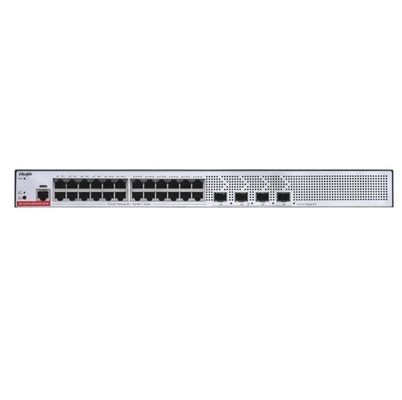24-Port Gigabit Ruijie Switch With 10G SFP+ & PoE+ Support Layer 2 Managed Web/CLI Control