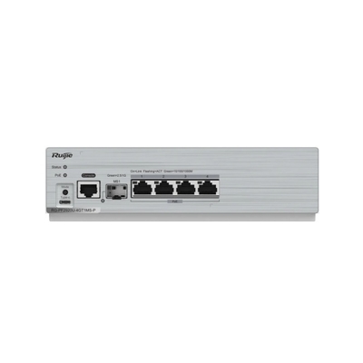 Industrial-Grade Ruijie Switch 5x Gigabit Ports Wide Voltage Input Fanless Design